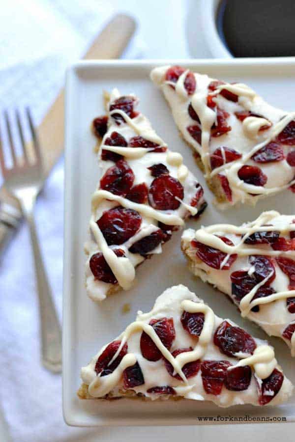 Homemade Gluten-Free & Vegan Cranberry Bliss Bars