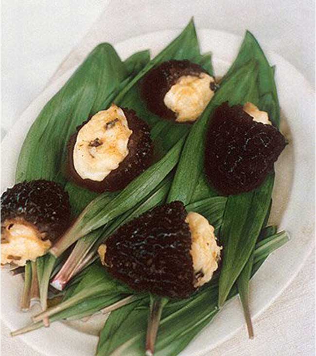 Potato Stuffed Morels