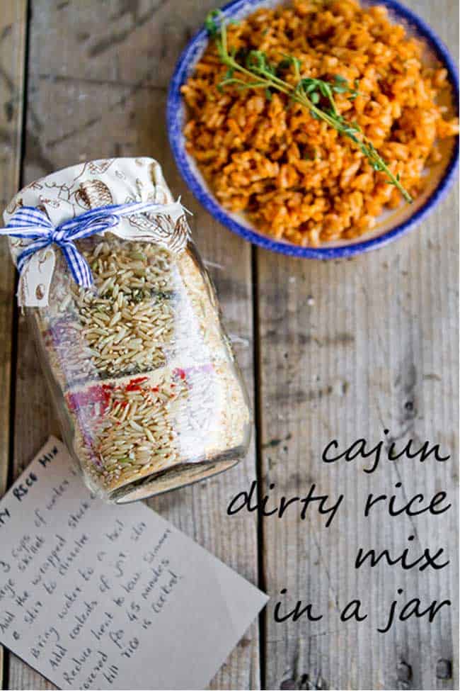 Cajun Dirty Rice Mix in a Jar