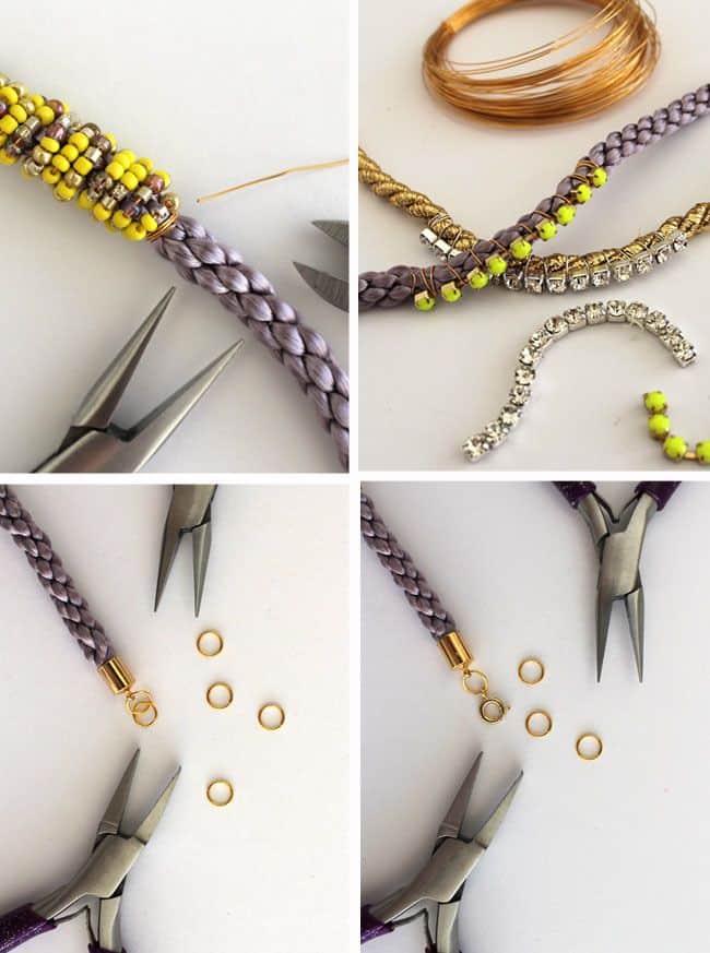 DIY Cord Bead Bracelets | Hello Glow