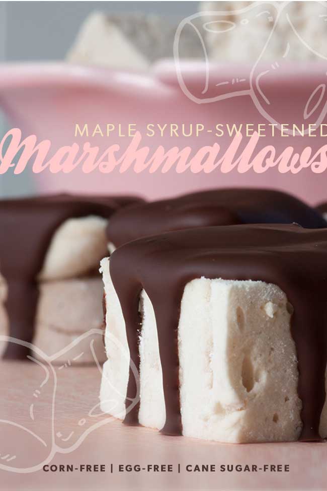 Maple Syrup-Sweetened Marshmallows