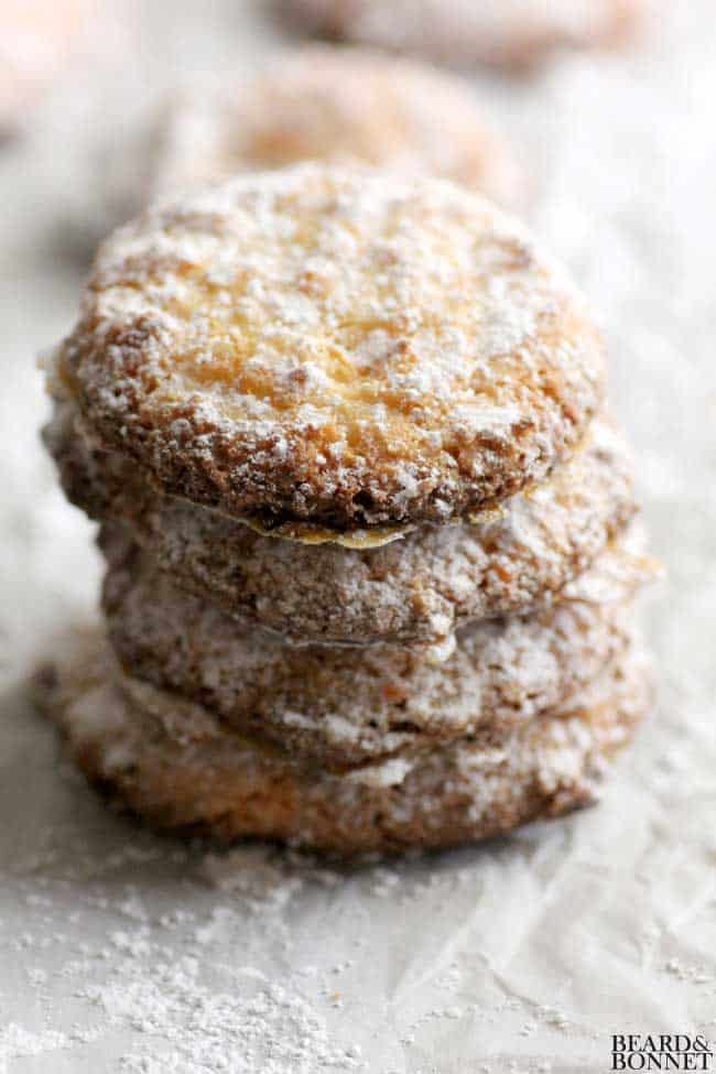 Orange Kissed Almond Cookies
