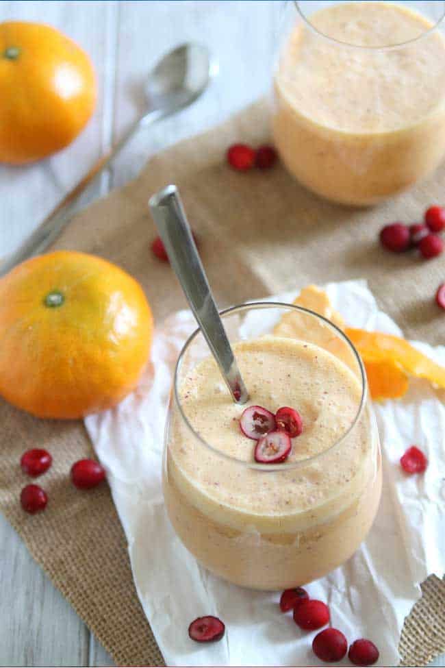 Cranberry Tangerine Smoothie