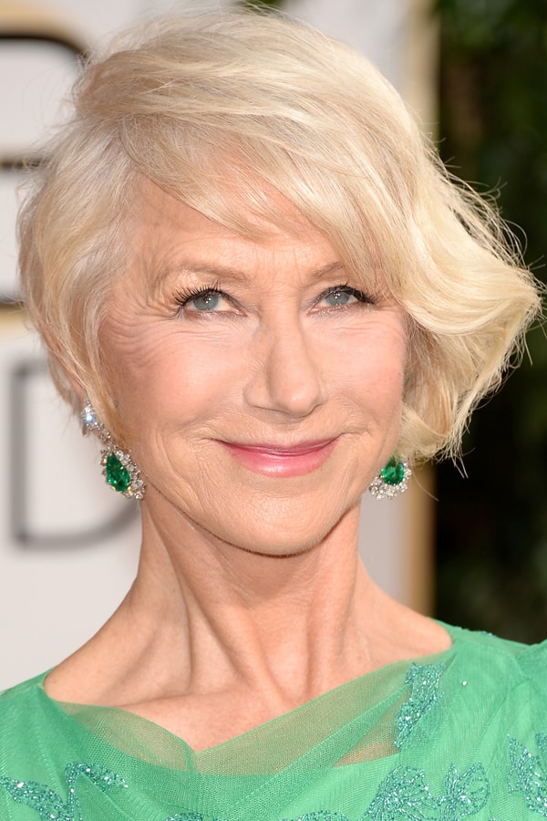 Helen Mirren's wavy bob