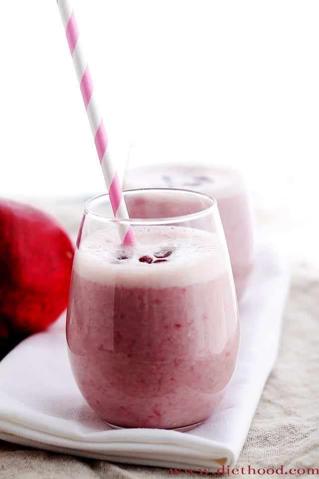 Pomegranate Yogurt Smoothie