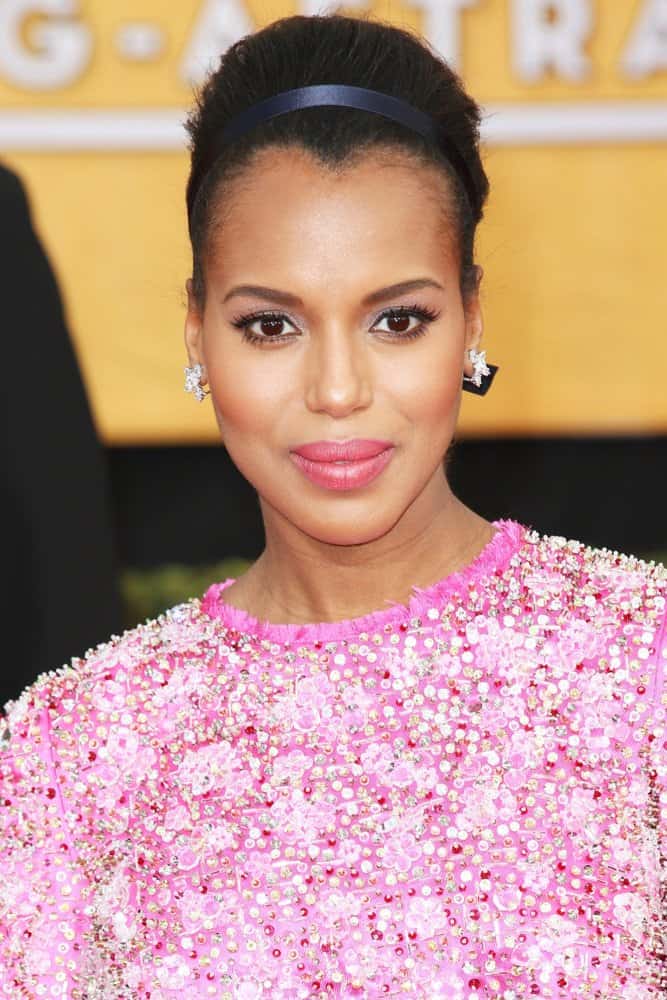 Kerry Washington's ribbon headband