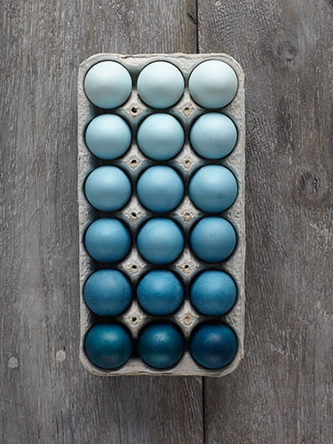 Ombre Eggs
