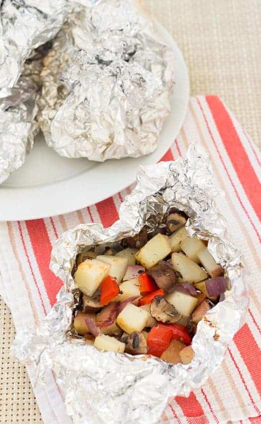 Grilled Vegetables in Foil Packets