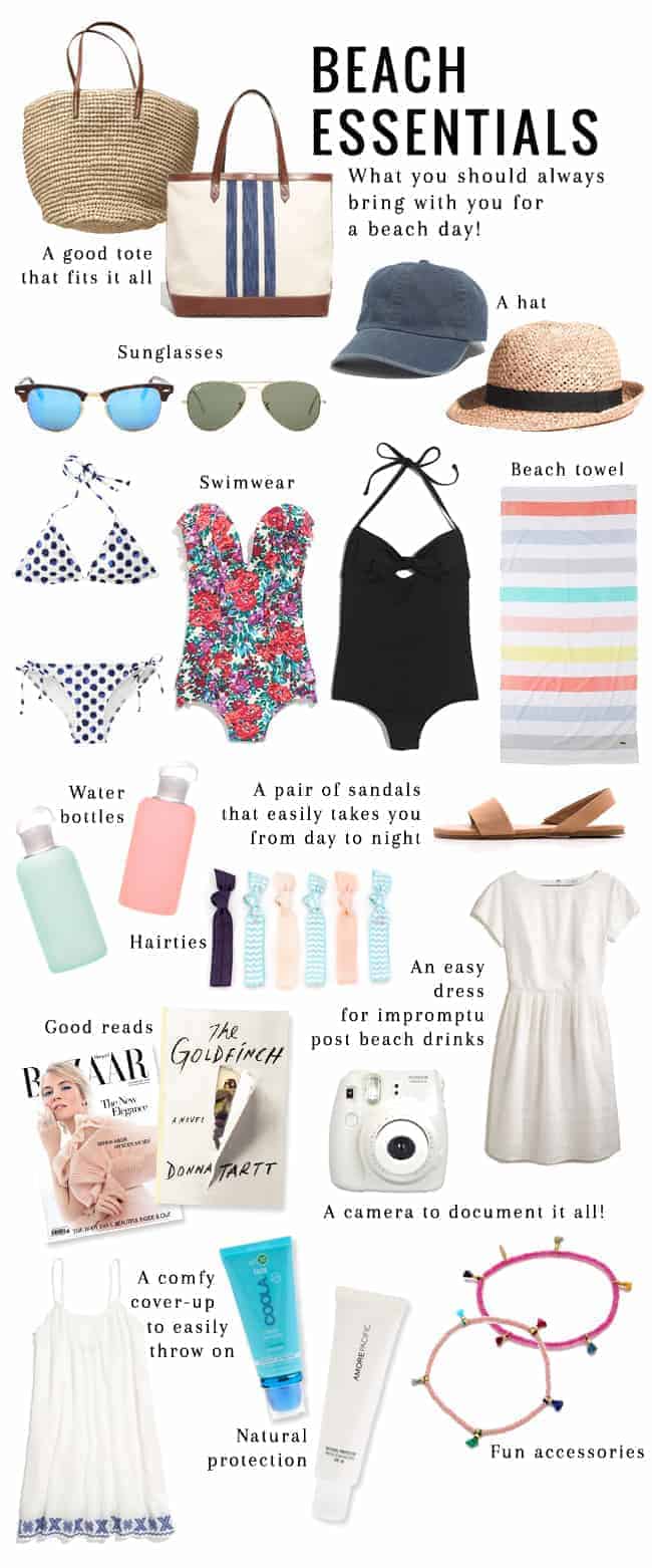 Beach Holiday Packing List Female The Ultimate Beach Packing List 