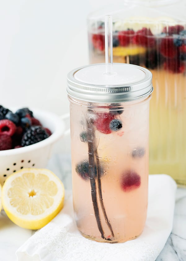 Vanilla berry lemonade