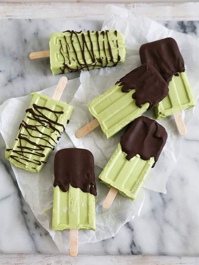 Chocolate Avocado Popsicles