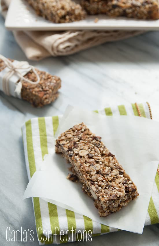 Toasted granola bars