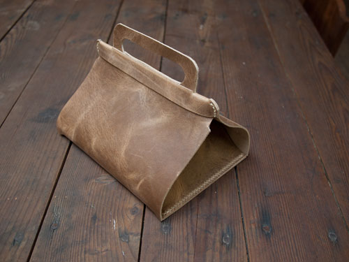 Upscale Leather Lunch Bag