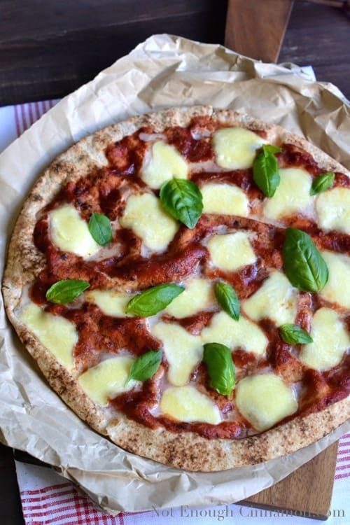 15 minute Margherita Pizza