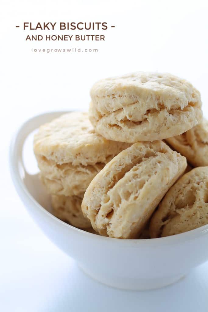 Flaky Biscuits with Honey Butter