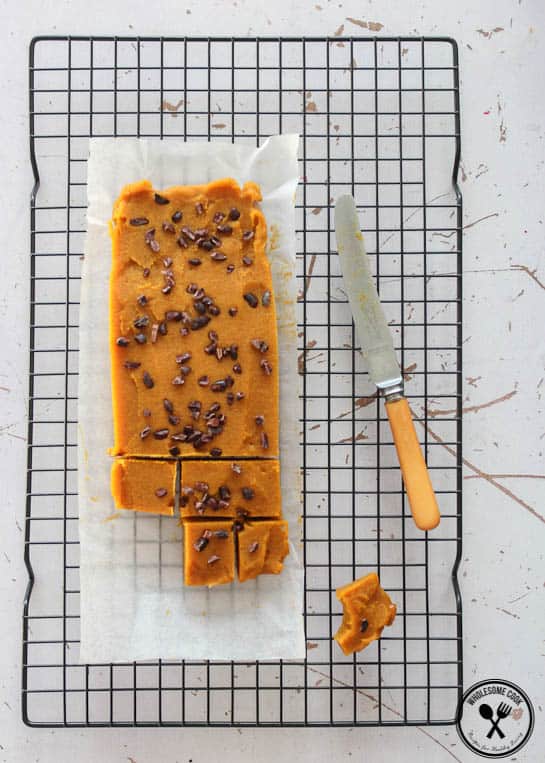 Caramel + Pumpkin Spice Fudge