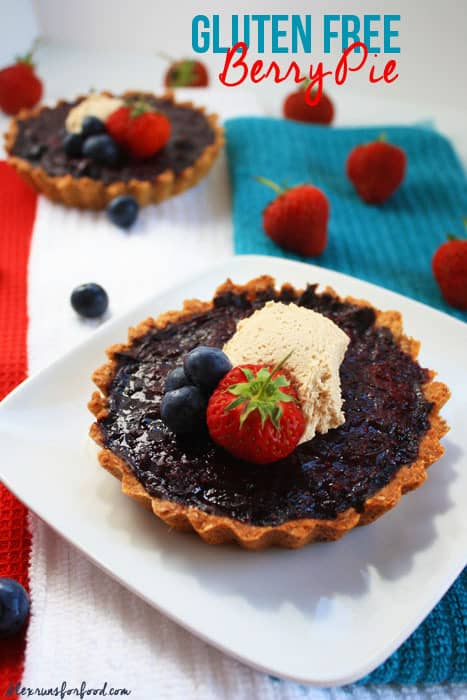 Gluten free berry pie