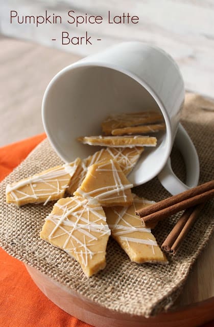 Pumpkin Spice Latte Bark