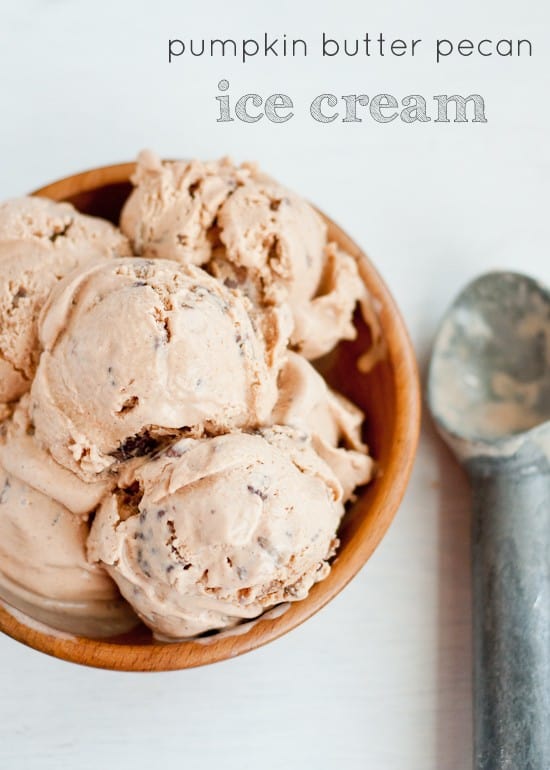 Pumpkin Butter Pecan Ice Cream