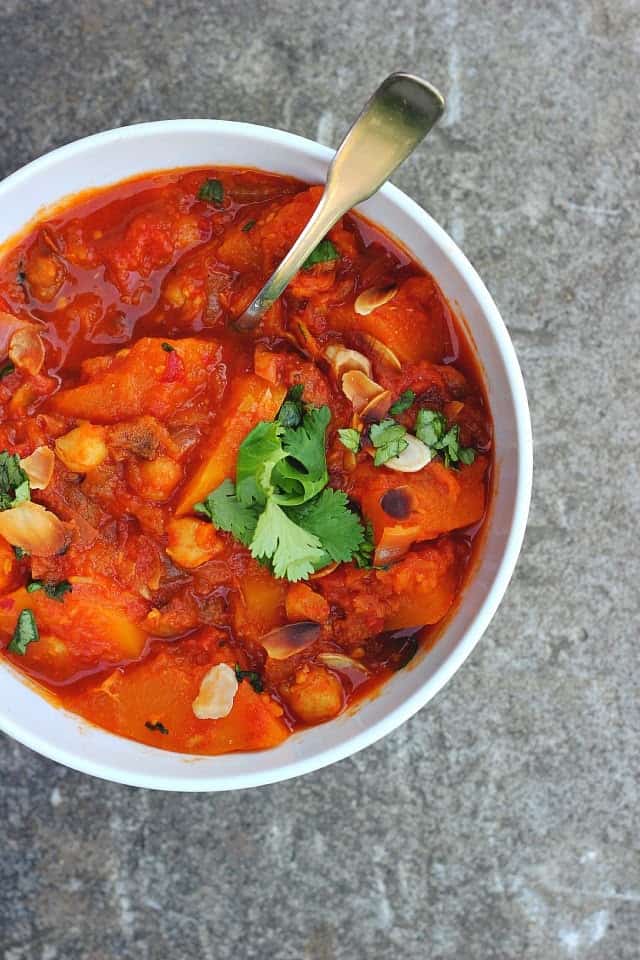Moroccan Spiced Pumpkin and Chickpea Stew