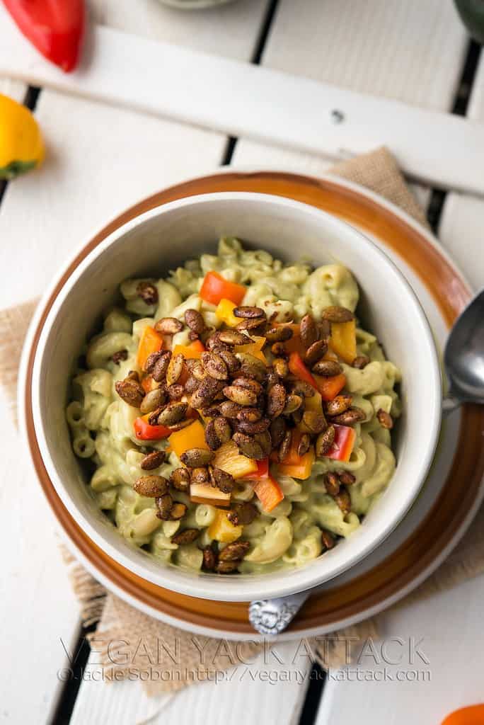 Avocado Mac with Pepita Bacon