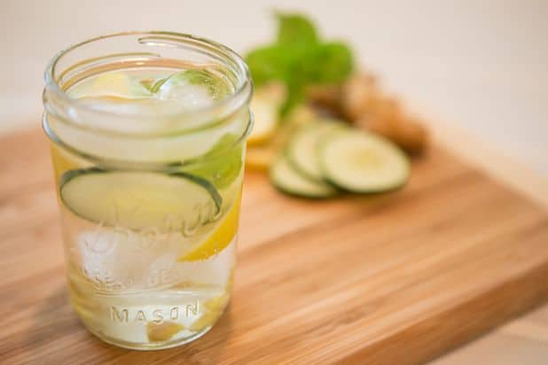 Citrus-Mint Bloating Relief Water