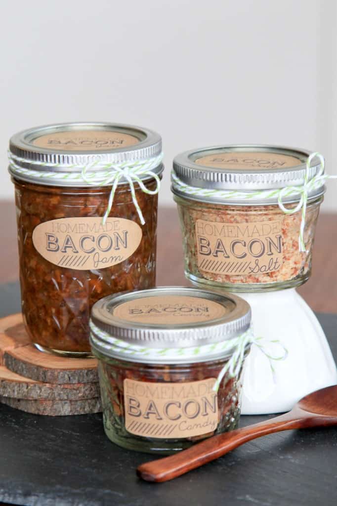 Bacon Jam, Bacon Salt, and Bacon Candy