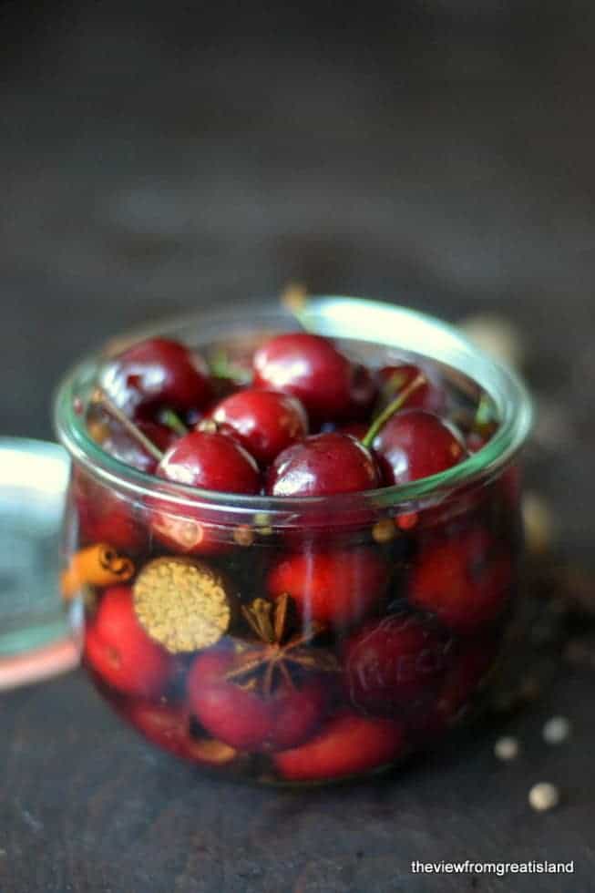 Spiced Cocktail Cherries