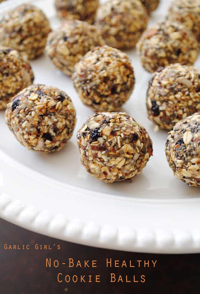 No-Bake Healthy Cookie Balls