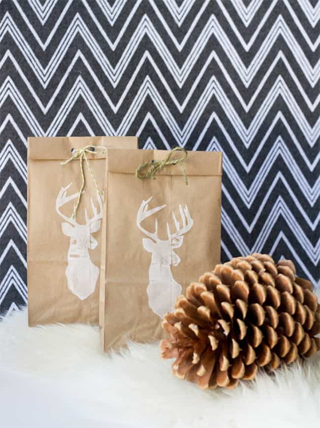 Simple holiday wrapping