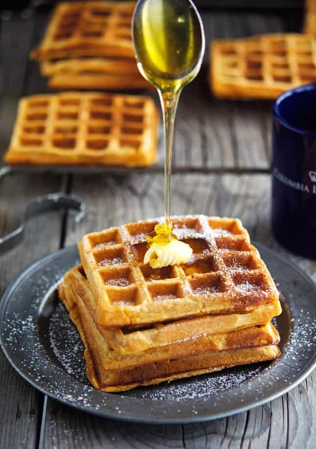 Sweet Potato Pie Waffles