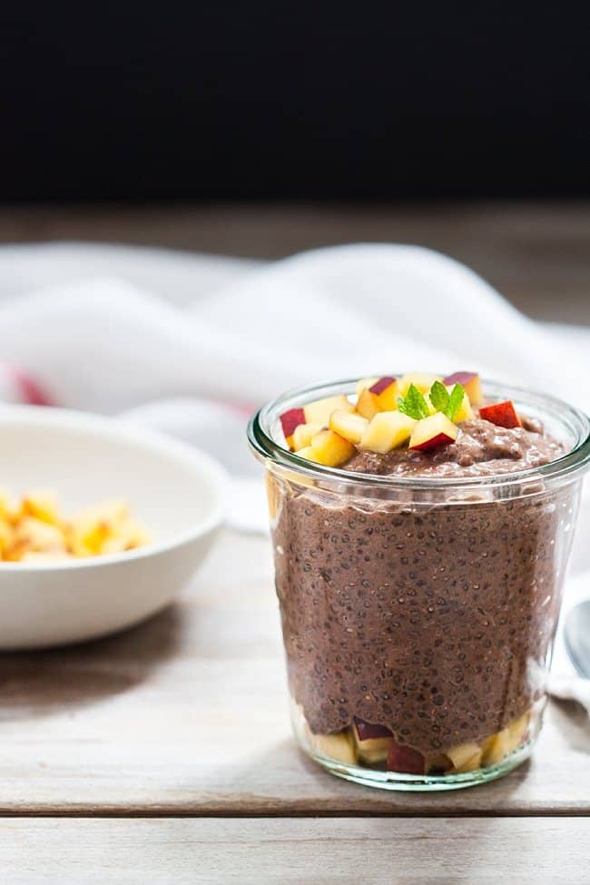 Chocolate Chai Chia Seed Pudding