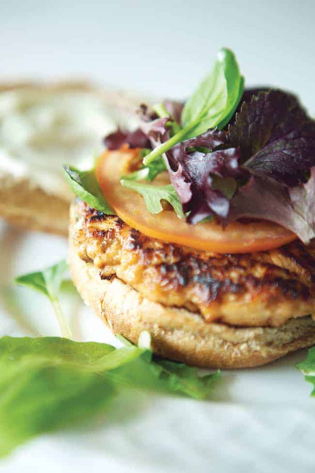 Paulette Lamberts Healthy Eating Tips Her Hoisin Salmon Burger Recipe 6952