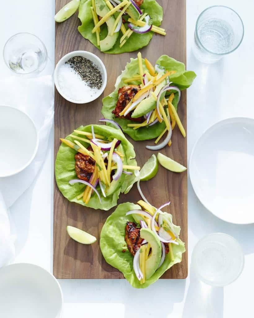 Chipotle Chicken Lettuce Wraps