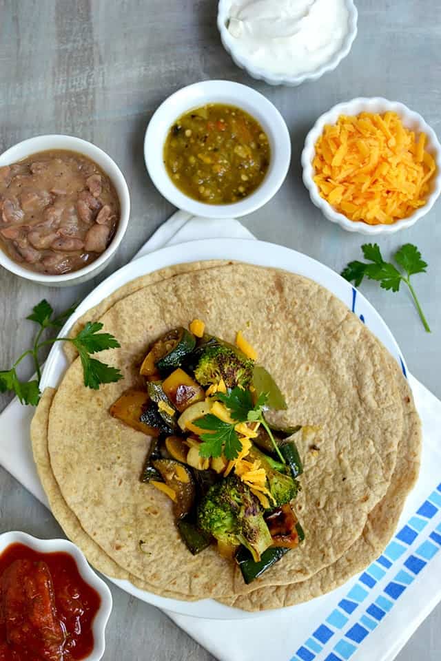 Vegetarian Fajitas by Cook's Hideout