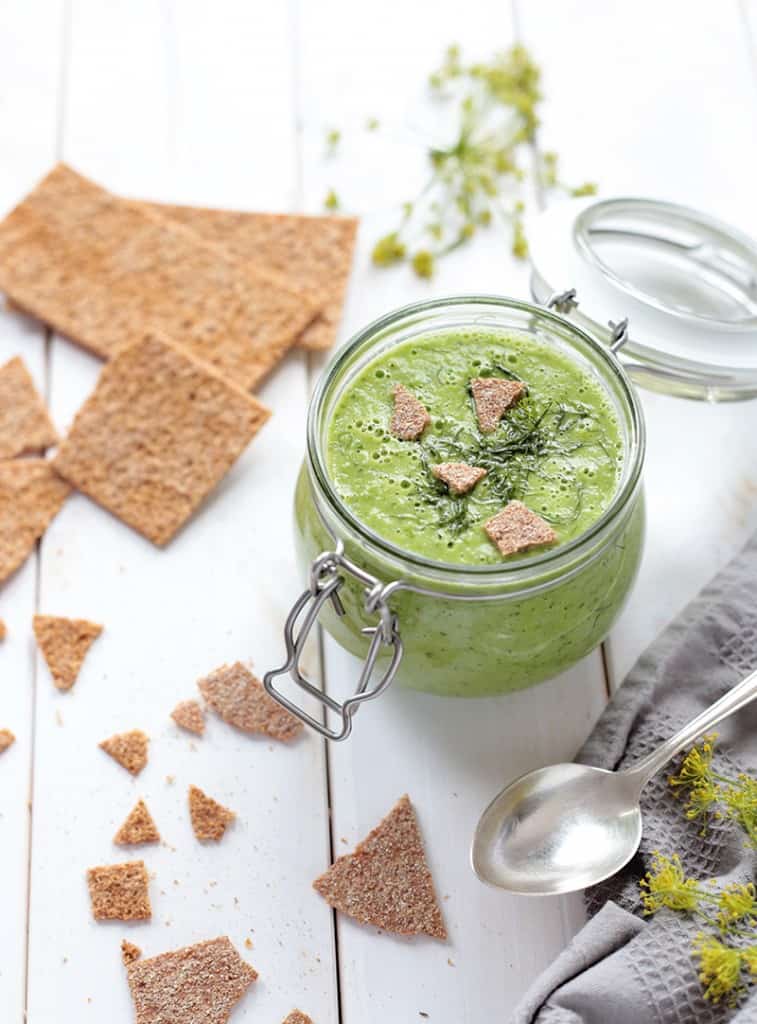 Green summer soup with dill by Green Evi