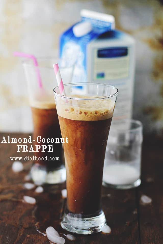 Almond Coconut Frappe by Diethood