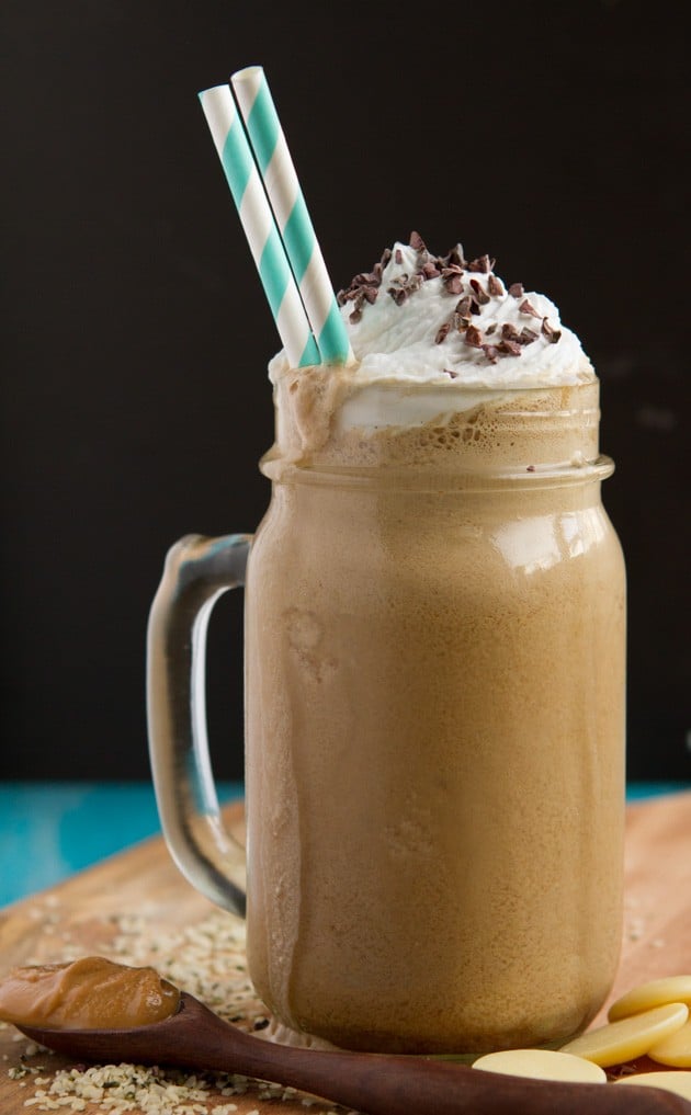 Fat burning rocket fuel iced blended coffee by Healthful Pursuit