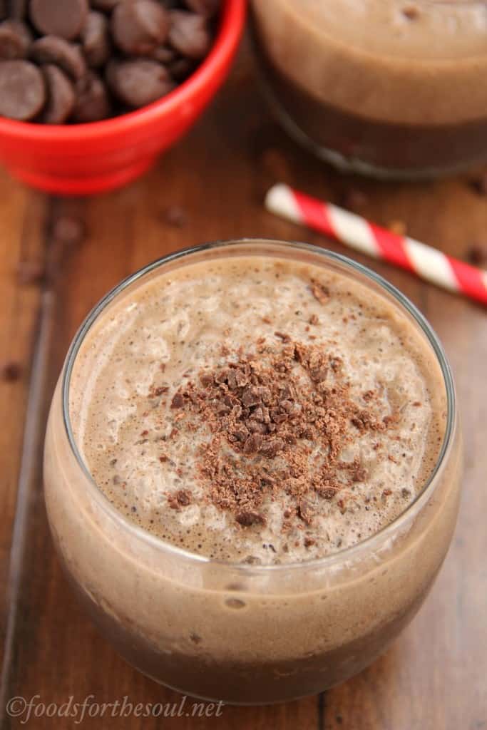 Skinny double chocolaty chip frappuccino by Amy's Healthy Baking