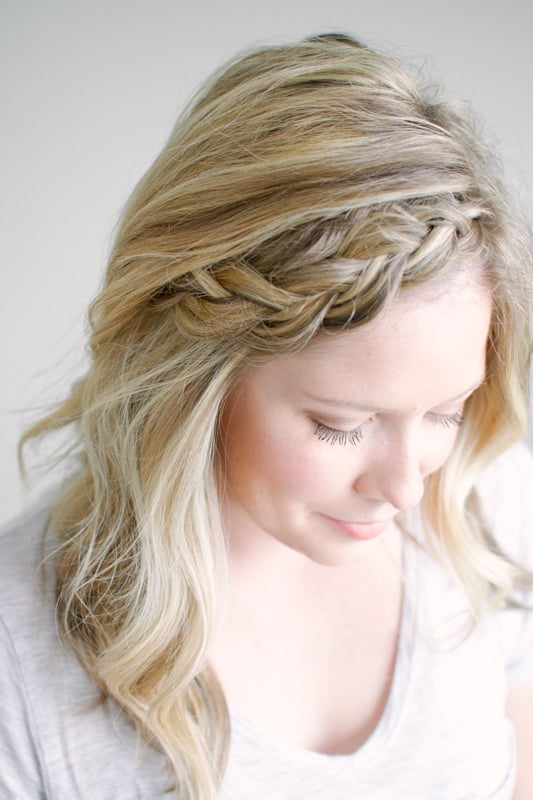 How to soften and stretch braids by The Small Things Blog