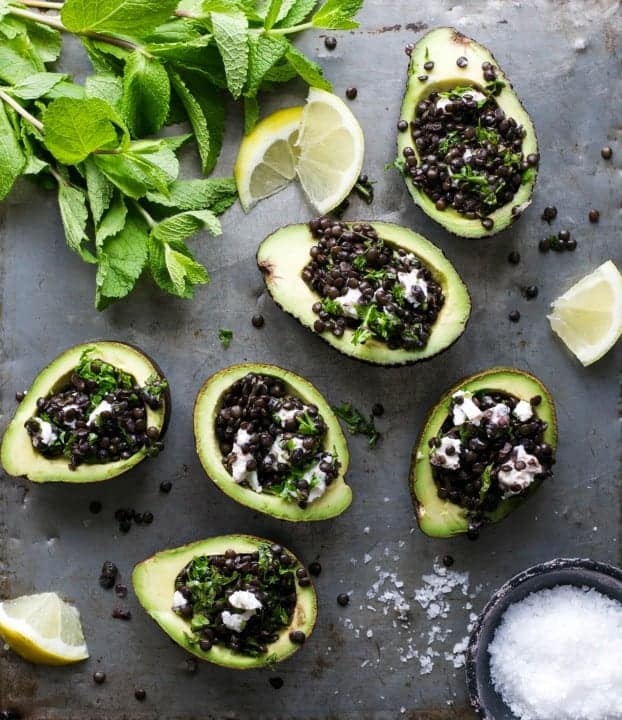 Beluga Lentils & Goat Cheese
