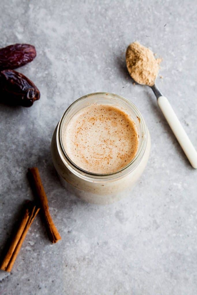 Almond, Maca and Cinnamon Smoothie by Wallflower Kitchen