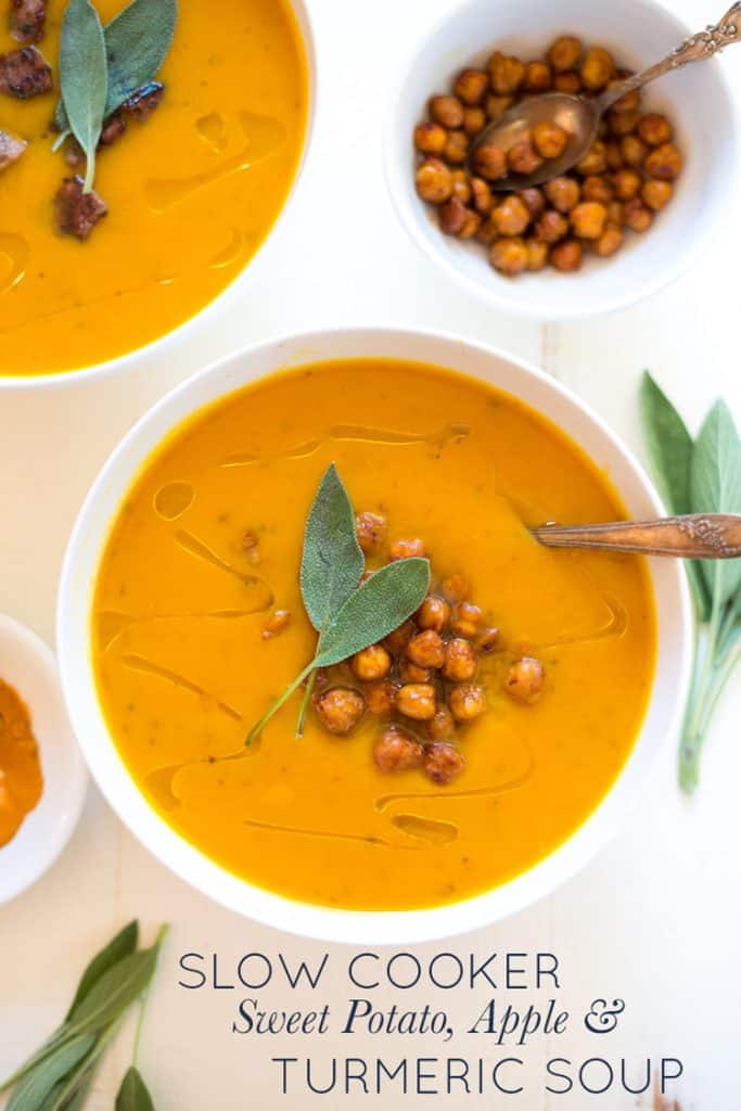 Sweet Potato Apple & Turmeric Soup