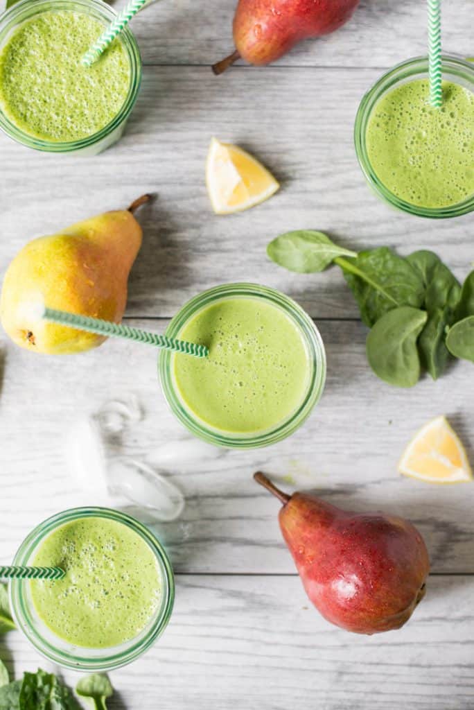 Pear Spice Green Smoothie by Real Food Whole Life