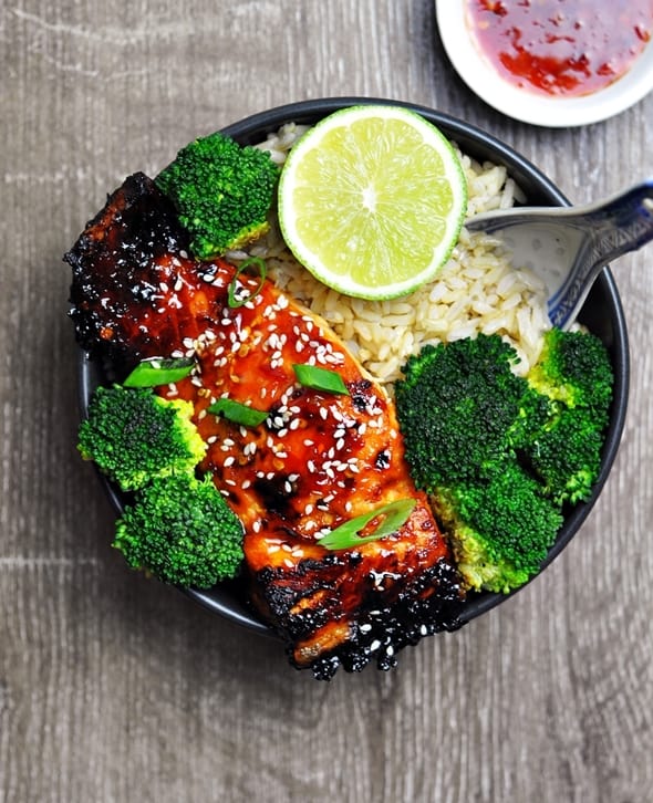 Grilled Lime Sweet Chili Salmon by Fuss Free Cooking
