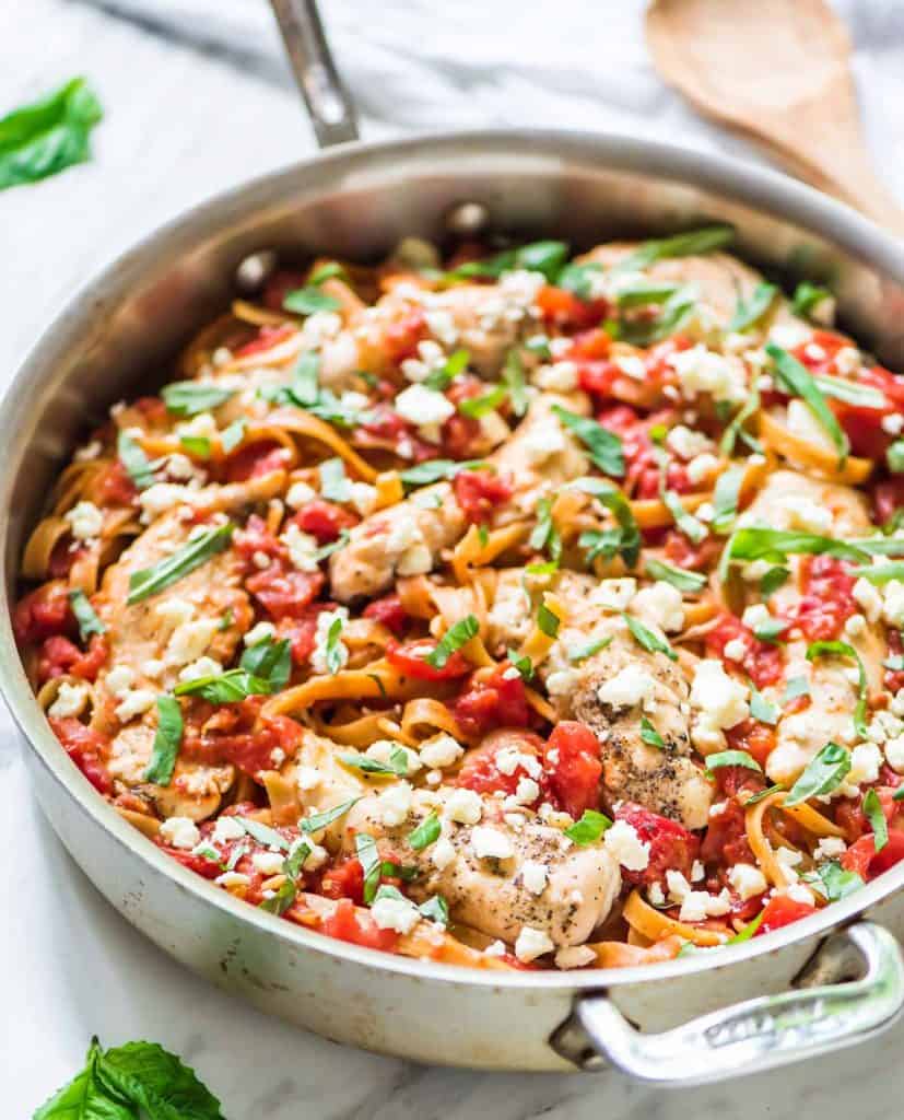 Chicken Feta Pasta by Well Plated