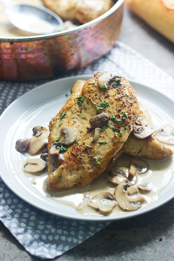 Creamy Chicken Marsala by Cooking for Keeps