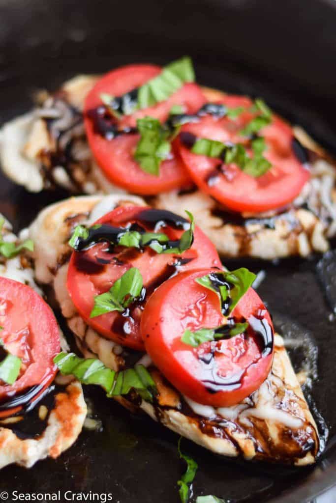 Caprese Chicken by Seasonal Cravings