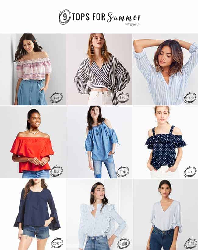 newlook summer tops