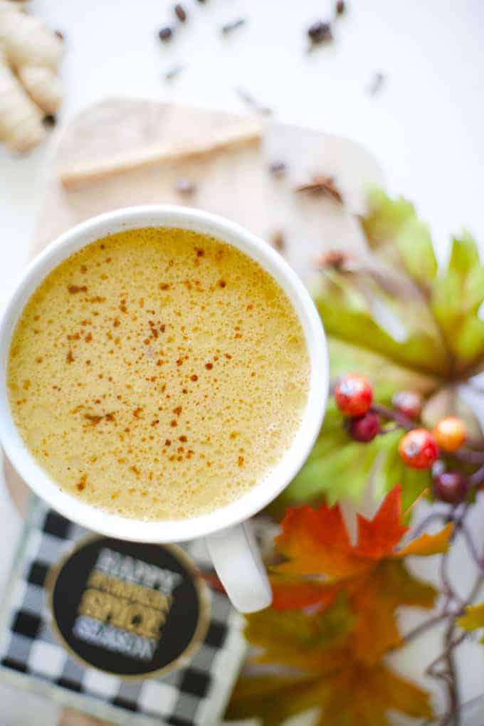 A fat-burning pumpkin spice latte made with mct oil